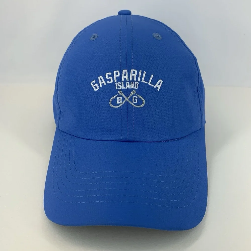 Gasparilla Island Hat Boca Grande Blue Imperial Adjustable OSFA Baseball Cap